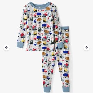 NWT Little Sleepies Colorful Construction Pajamas size 7/8